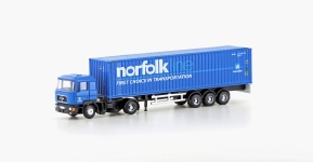 MiNis LC4067 - N - MAN F90 Container-Sattelzug Norfolkline